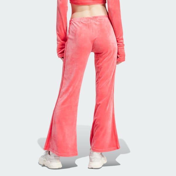 Crushed Velvet Flared Pants Product Image