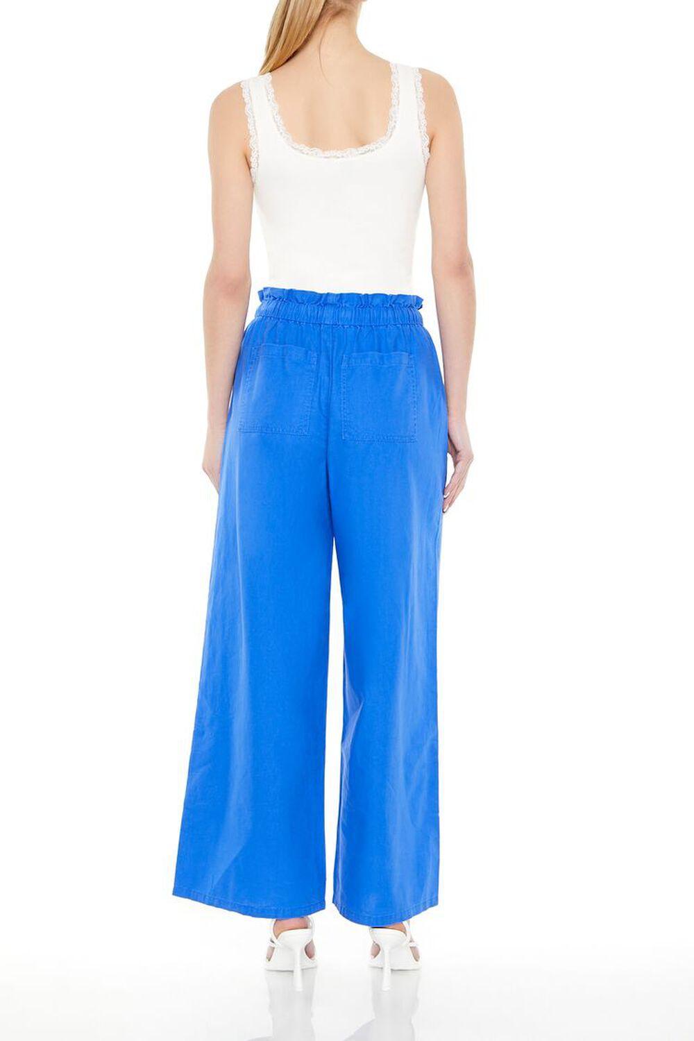 Linen-Blend Paperbag Pants | Forever 21 Product Image