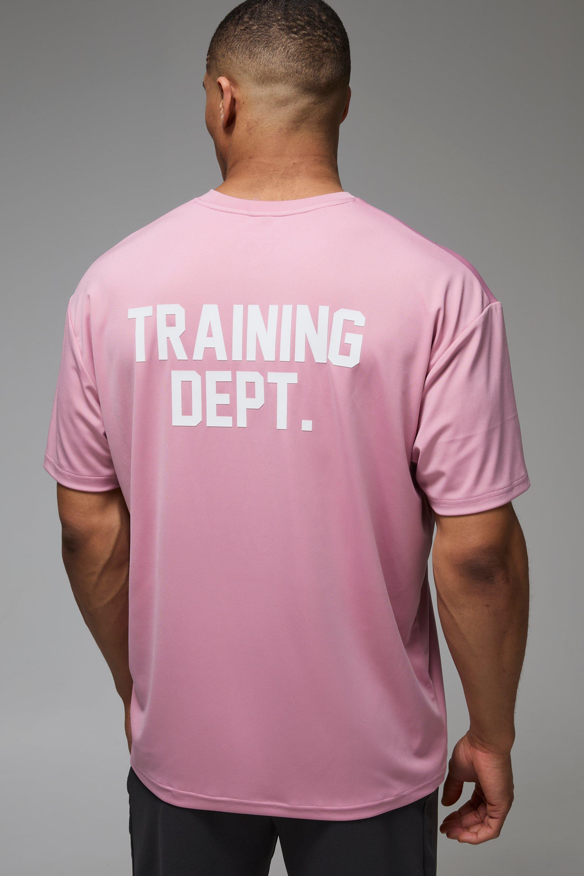 Man Active Performance Training Dept. Oversized T-shirt | boohooMAN USA Product Image