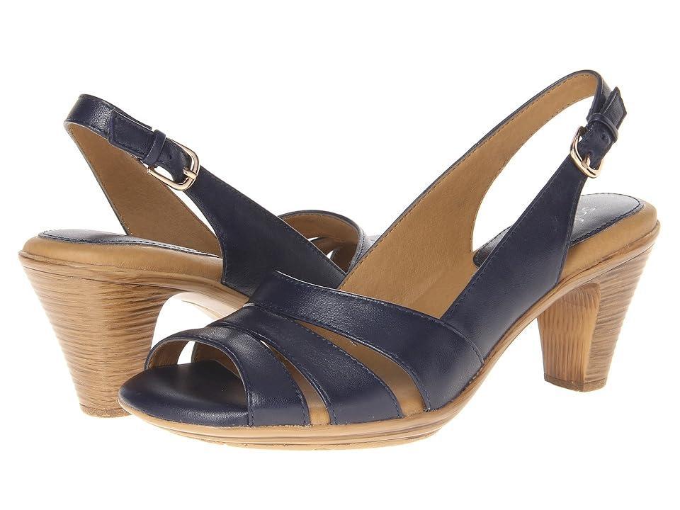 Comfortiva Neima - Soft Spots (Navy Velvet Sheep Nappa) Women's Dress Sandals Product Image