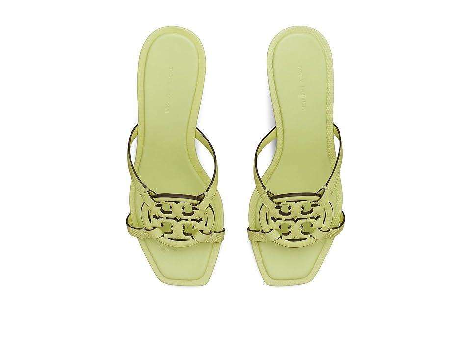 Tory Burch 55 mm Geo Bombe Miller Low Heel Sandals (Lime Leaf) Women's Sandals Product Image