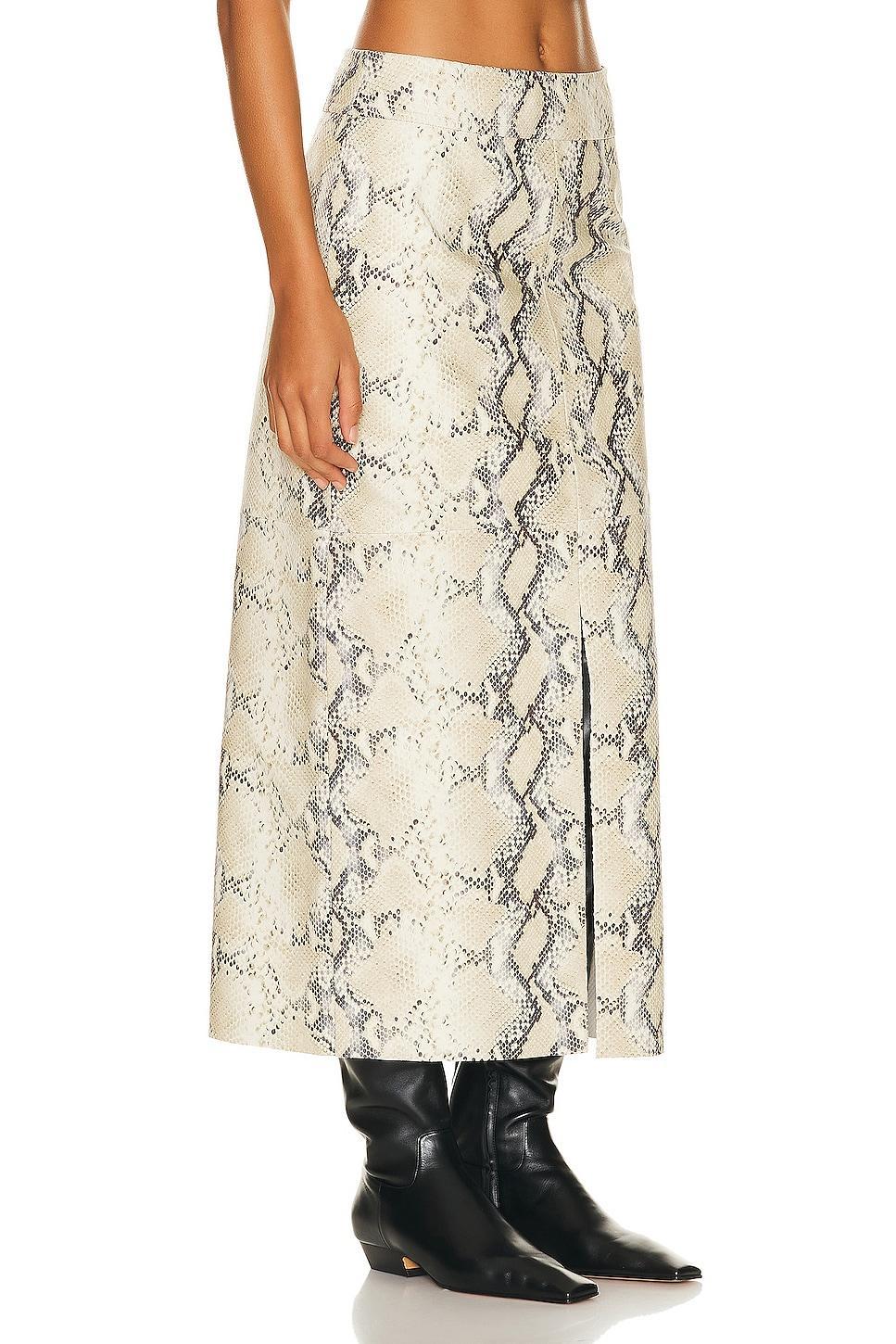 Helmut Lang Python Skirt Product Image