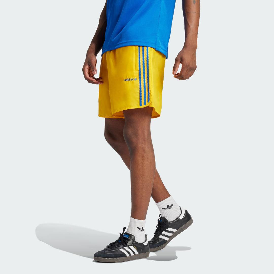 adidas Soccer Shorts Crew Yellow M Mens Product Image