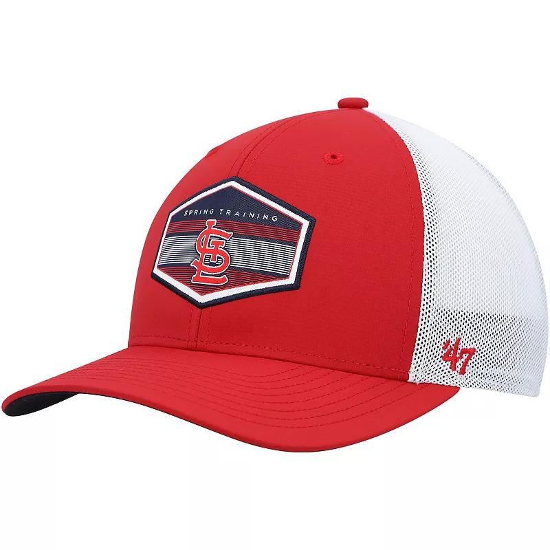 Mens 47 Brand Red St. Louis Cardinals Spring Training Burgess Trucker Snapback Hat - Red Product Image