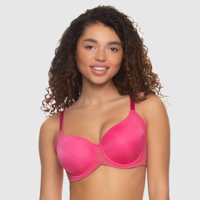 Paramour by Felina Marvelous Seamless Side Smoother Bra 245033, Womens Pink Rose Product Image