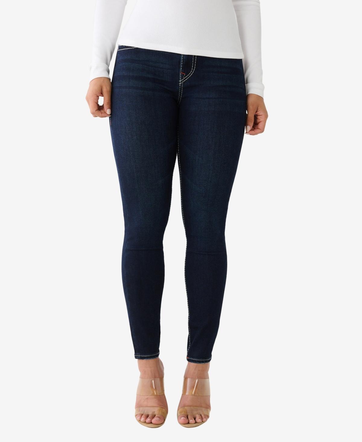 True Religion Womens Halle Big T Flap Skinny Jeans Product Image