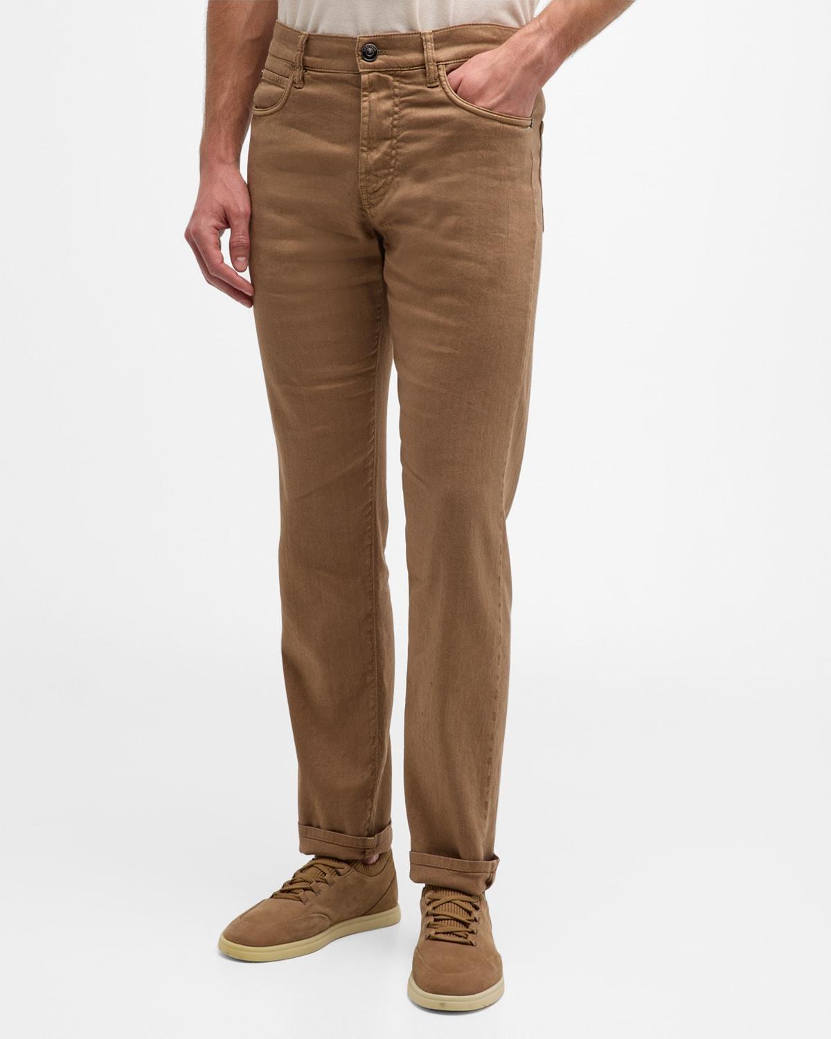 Men's Quarona Linen-Cotton 5-Pocket Pants Product Image