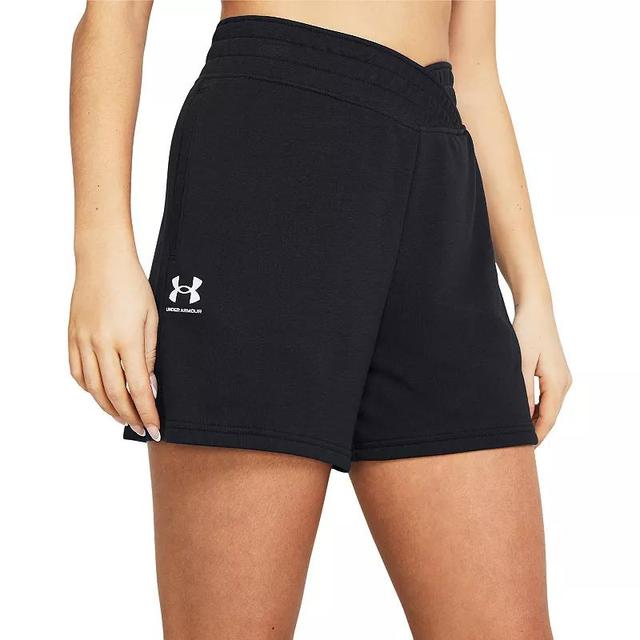 Womens Under Armour 4 Rival Terry Crossover Shorts Product Image