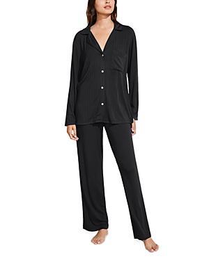 Eberjey Gisele Ribbed Long Pajama Set Product Image