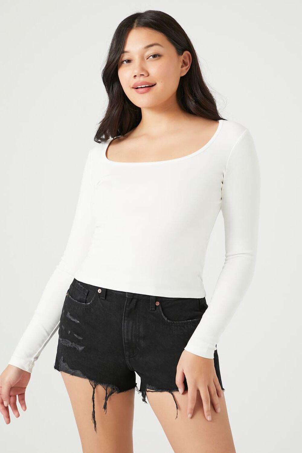 Retro High-Rise Denim Shorts | Forever 21 Product Image