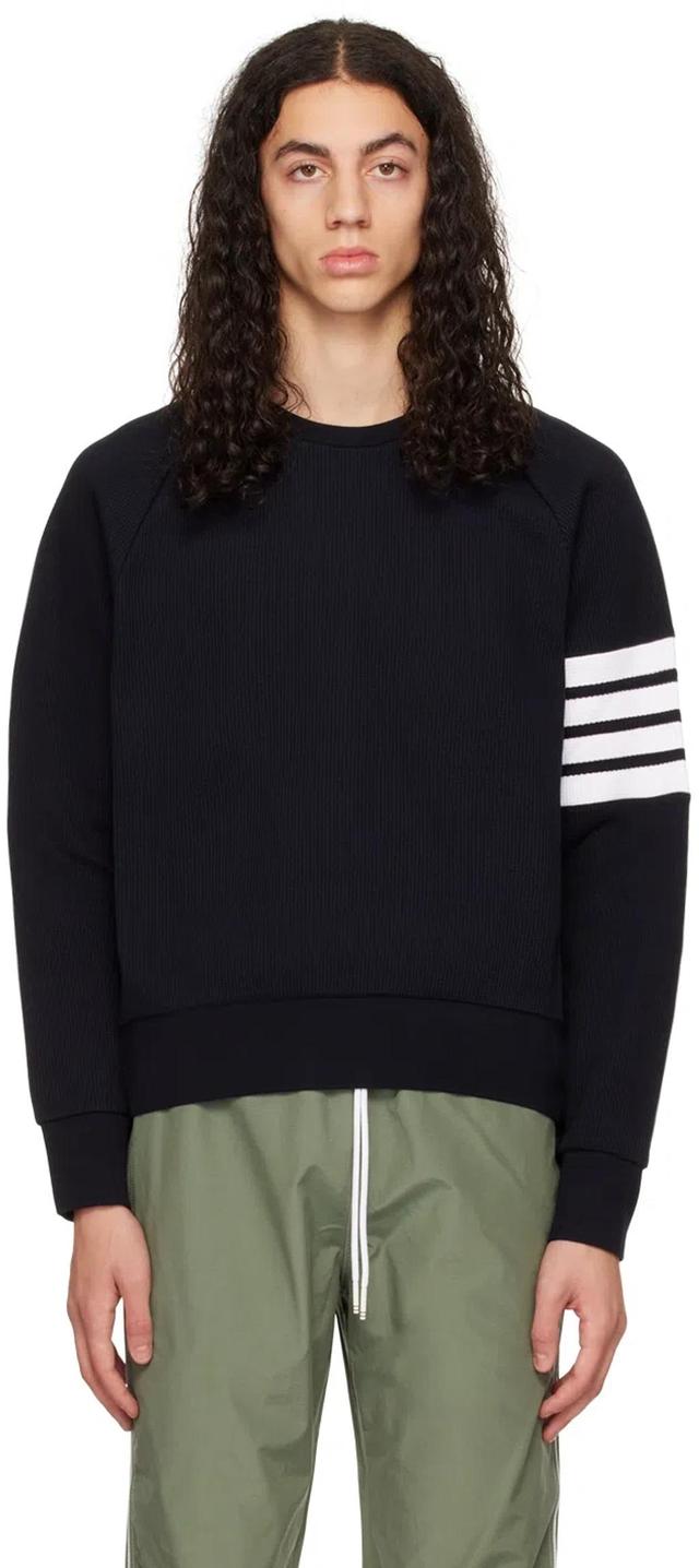 Navy 4-bar Sweatshirt In 415 Navy Product Image