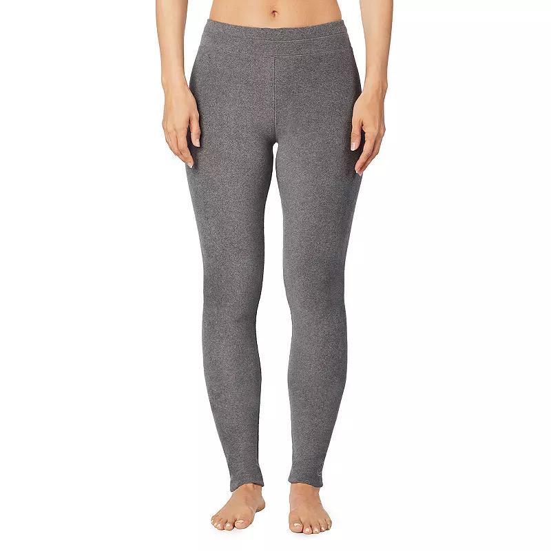 Womens Cuddl Duds Fleecewear with Stretch Leggings Grey Heather Product Image