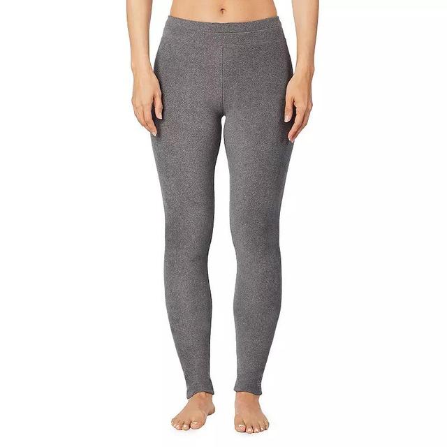 Womens Cuddl Duds Fleecewear with Stretch Leggings Grey Heather Product Image