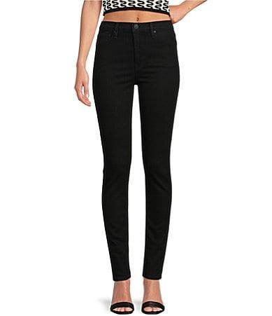 Hudson Jeans Barbara High Waisted Clean Hem Skinny Jeans Product Image