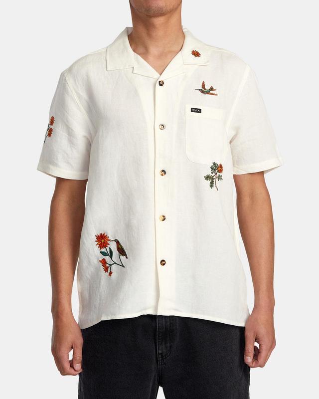 Nectar Short Sleeve Woven Shirt - Natural Product Image