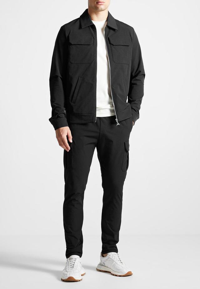 Technical Cargo Jacket - Black / Black / MAN1963-01 Product Image