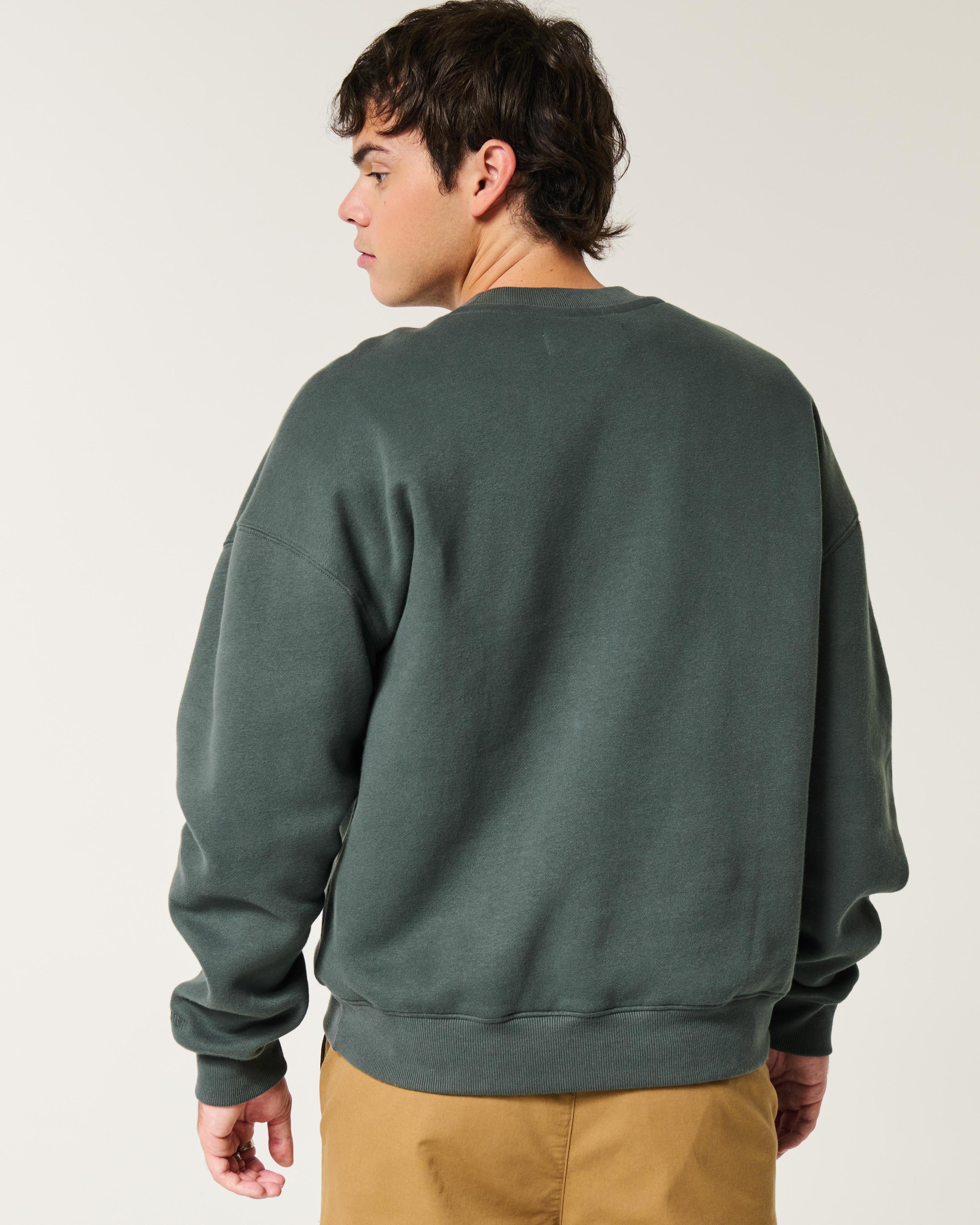 Boxy Washed Crew Sweatshirt Product Image