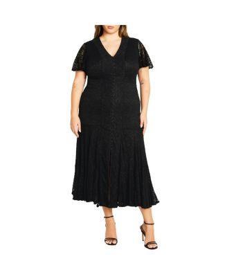 Plus Size Lace Christa Dress Product Image