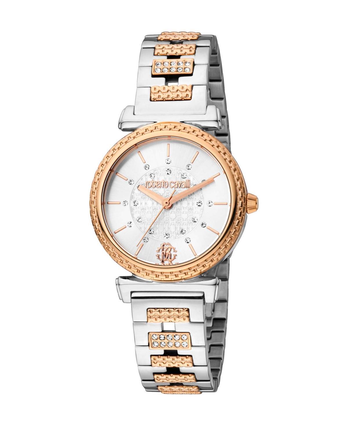 Roberto Cavalli Womens Quartz Two-tone Stainless Steel Watch 30mm Product Image