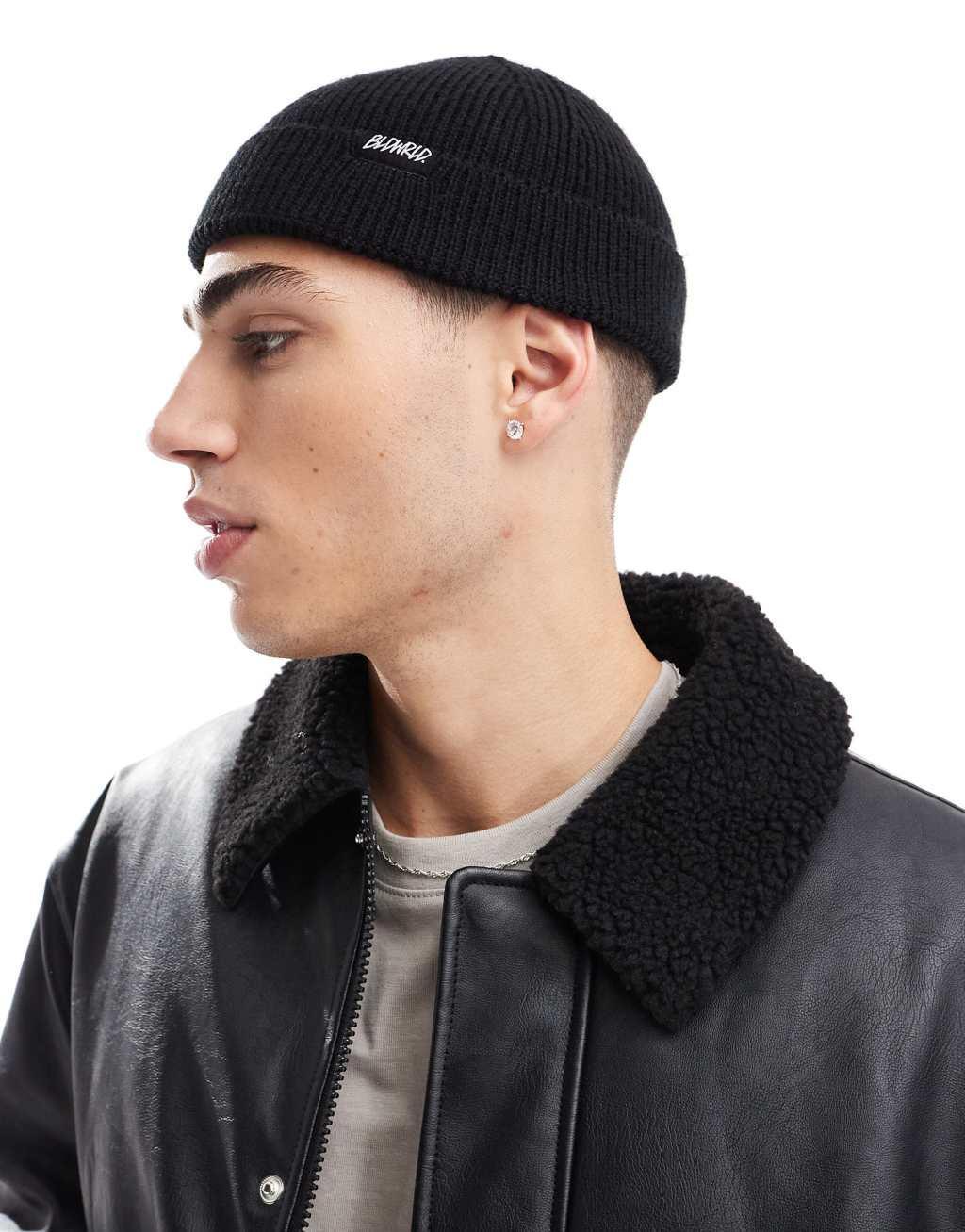 Bershka Beanie In Black Product Image