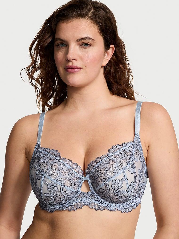 The Fabulous by Victoria's Secret Unlined Boho Floral Embroidery Full-Cup Bra Product Image