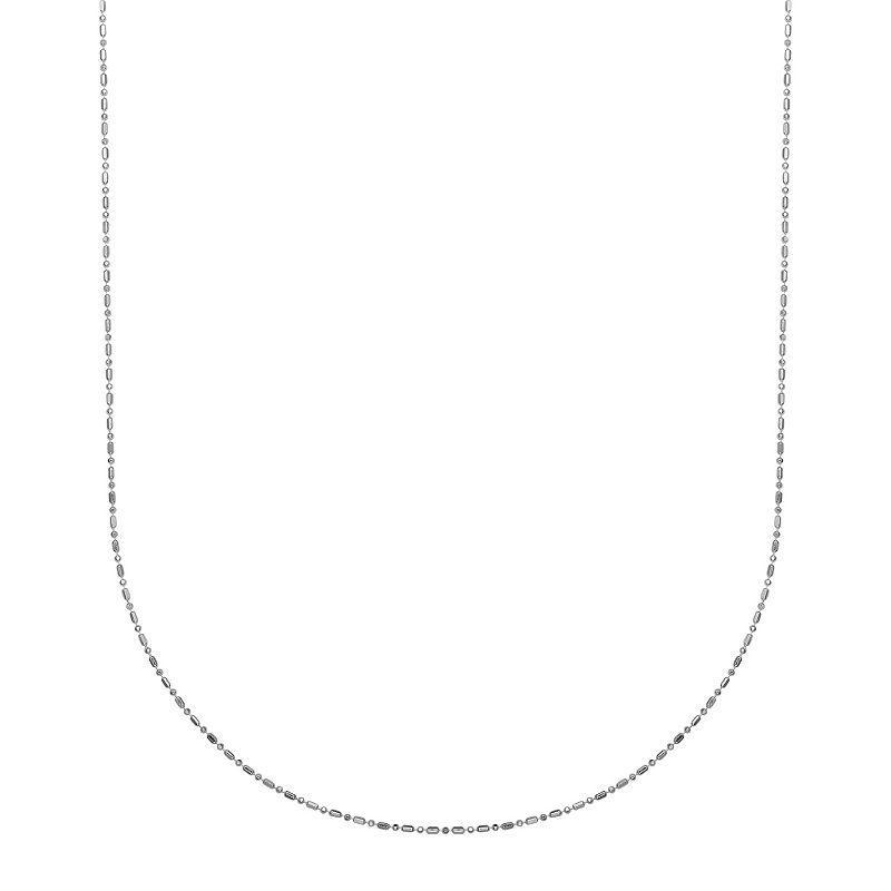 PRIMROSE Sterling Silver 24-in. Dot Dash Chain Necklace, Womens Product Image