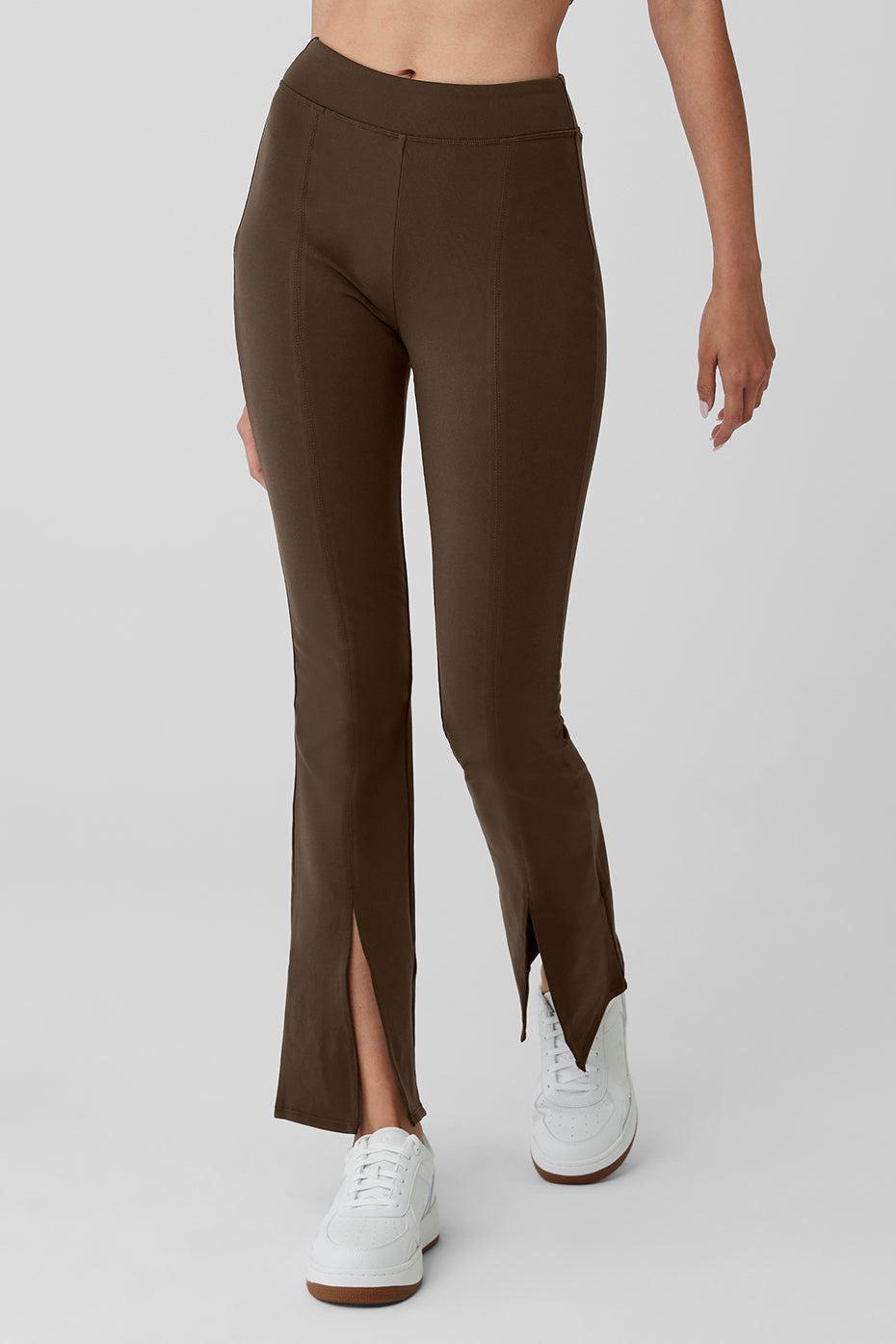 Airbrush High-Waist 7/8 Flutter Legging - Espresso Female Product Image