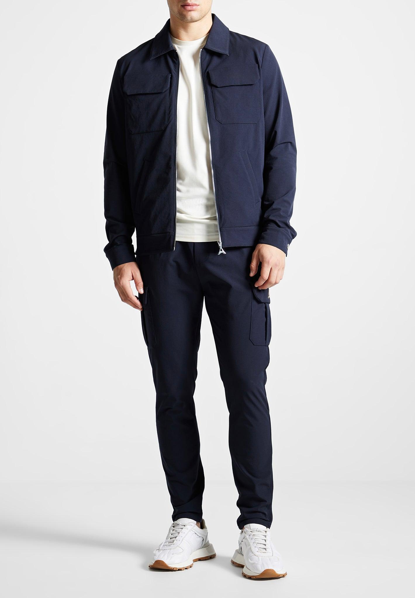 Technical Cargo Jacket - Navy Male product image