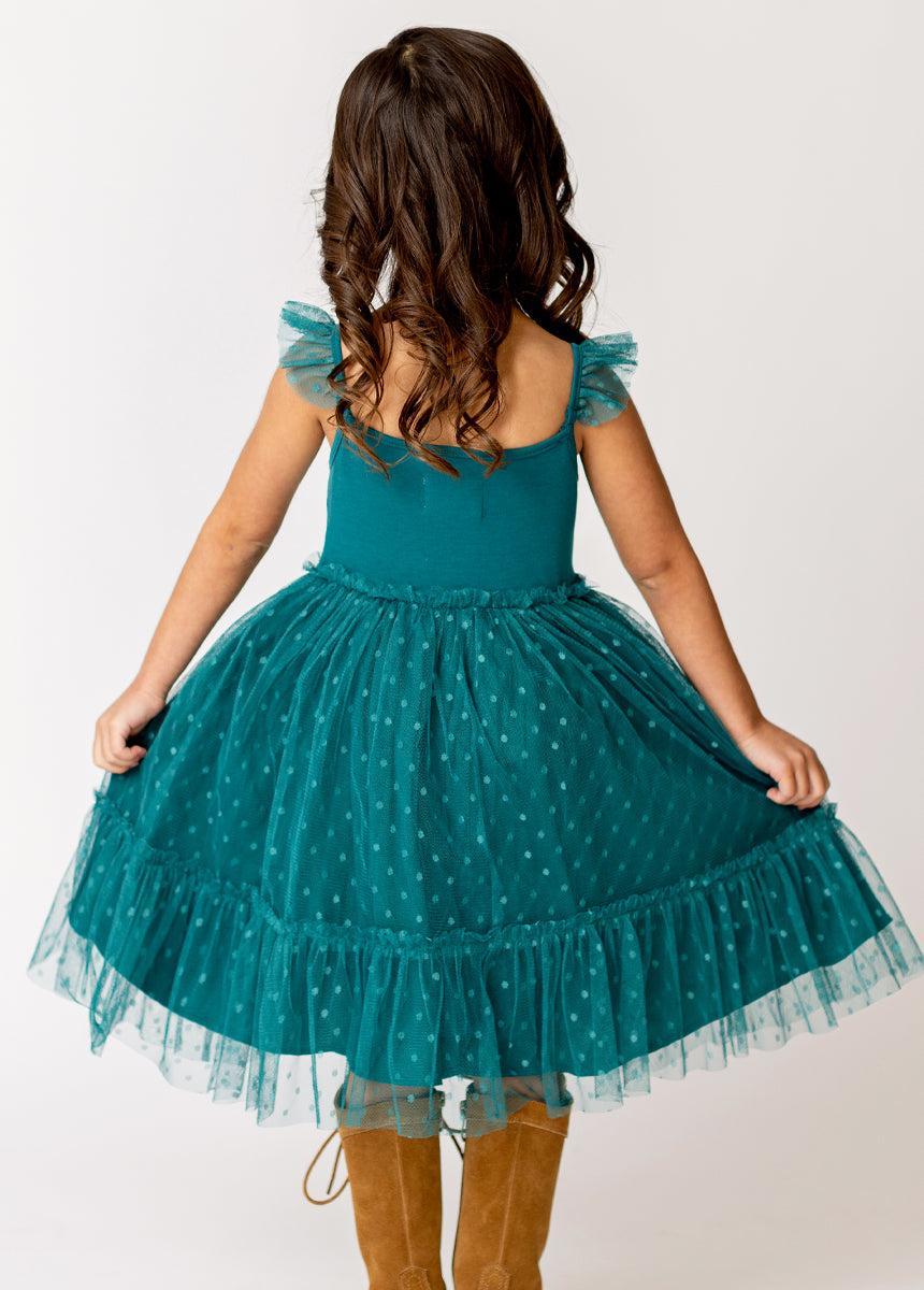 Leigh Dress in Teal Product Image