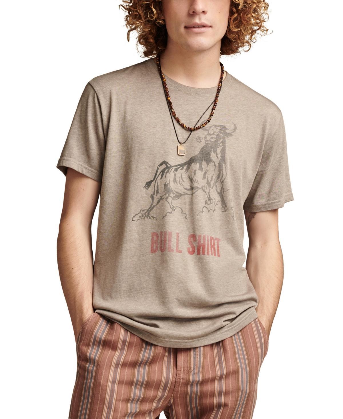 Lucky Brand Bull Shirt (Frost Grey) Men's Clothing Product Image