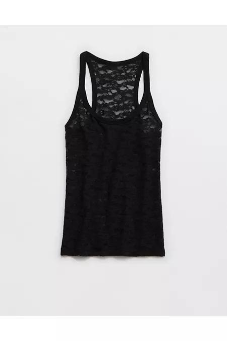 Aerie Easy Does It Vintage Lace Tank Top Women's Product Image