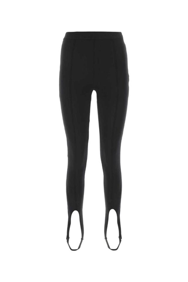 SAINT LAURENT Black Stretch-twill Stirrup Leggings Product Image