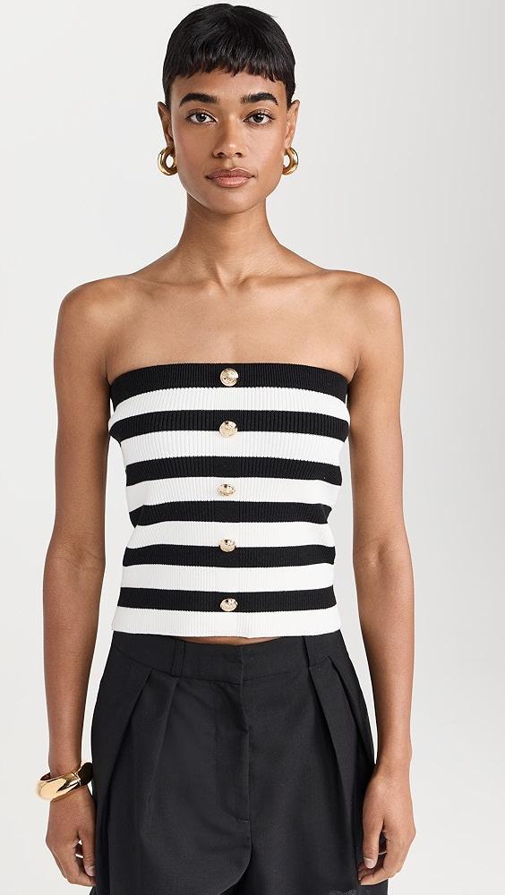 endless rose Striped Strapless Top | Shopbop Product Image