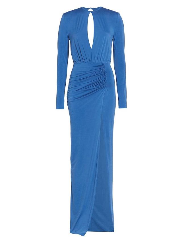 Womens Emmit Draped Jersey Gown Product Image