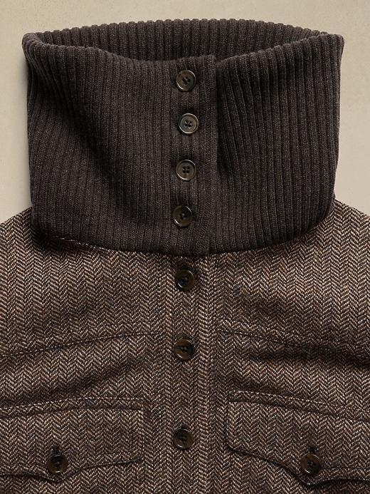 Ava Tweed Bomber Jacket Product Image