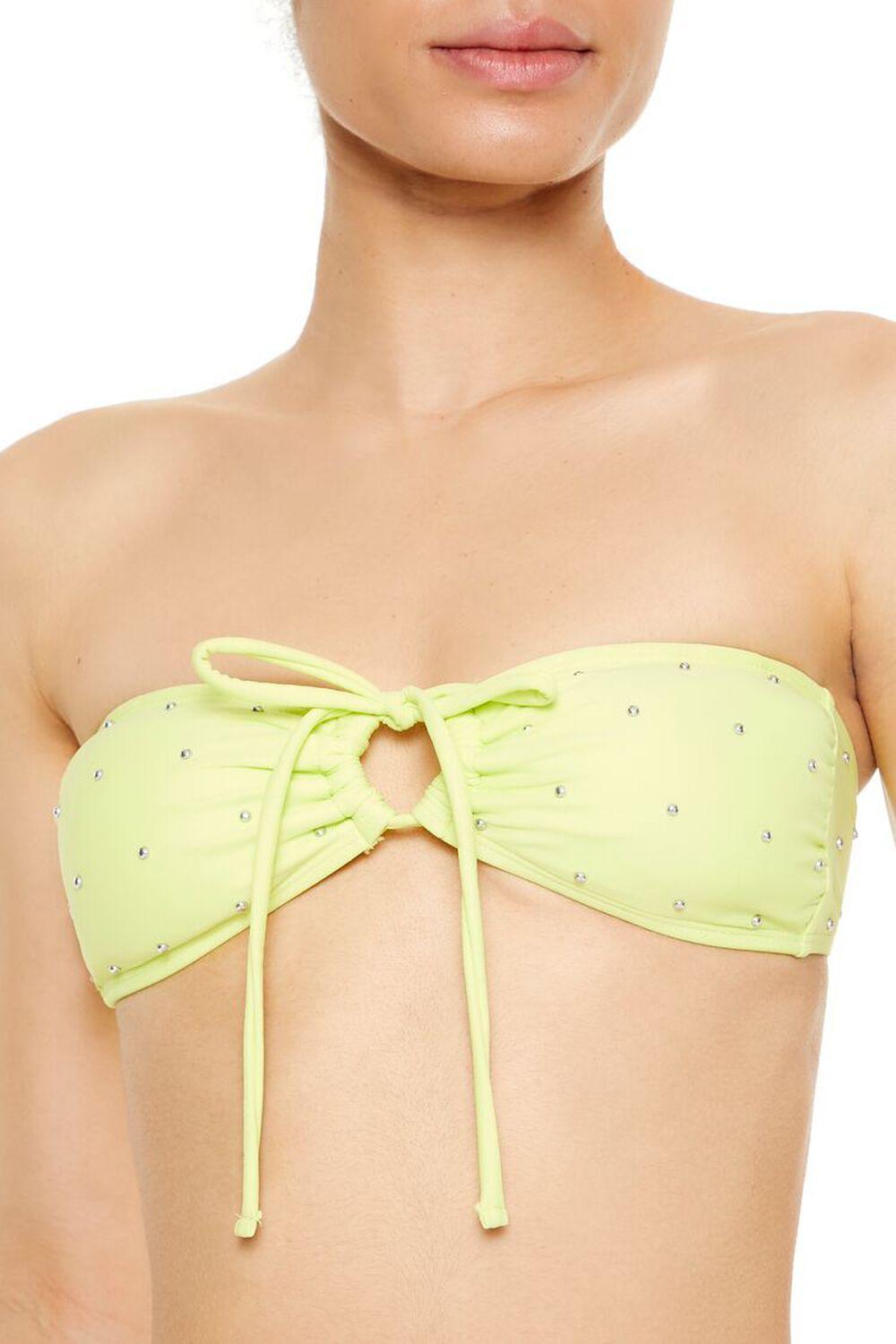 Studded Bandeau Bikini Top | Forever 21 Product Image