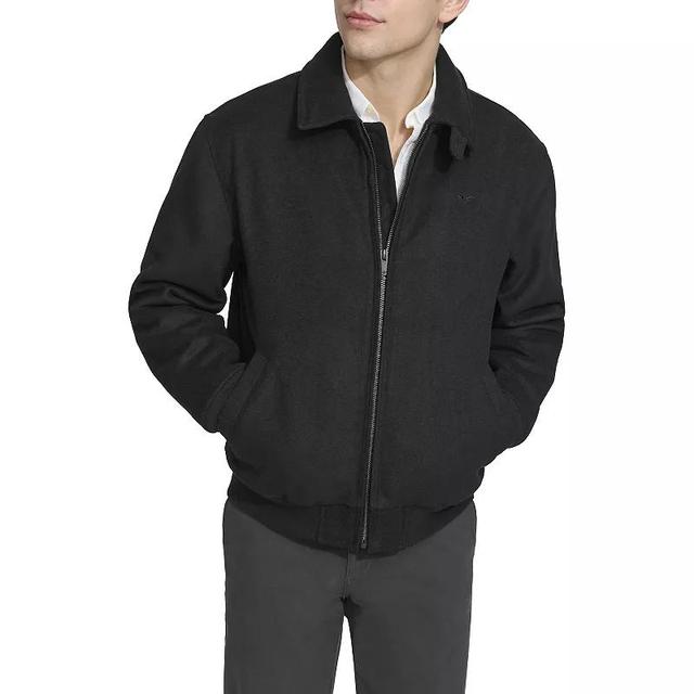 Mens Dockers Wool Blend Bomber Jacket with Laydown Collar Product Image