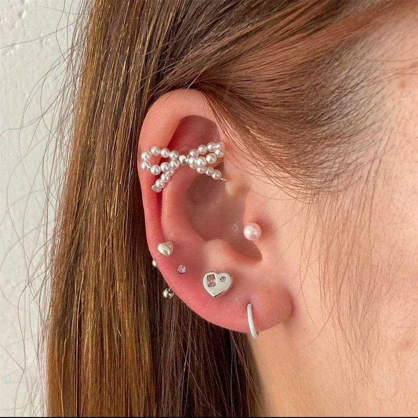 925 Sterling Silver Ear Cuff / Stud Earring (Various Designs) Product Image