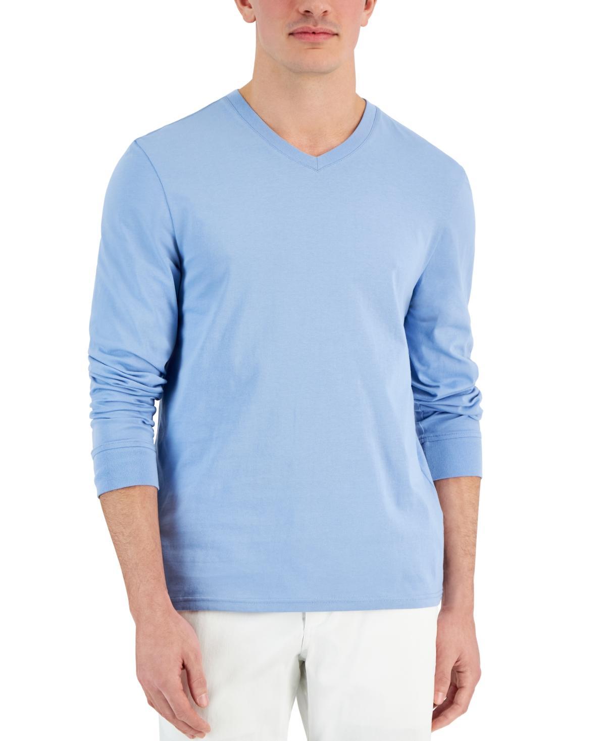 Club Room Mens V-Neck Long Sleeve T-Shirt, Created for Macys Product Image