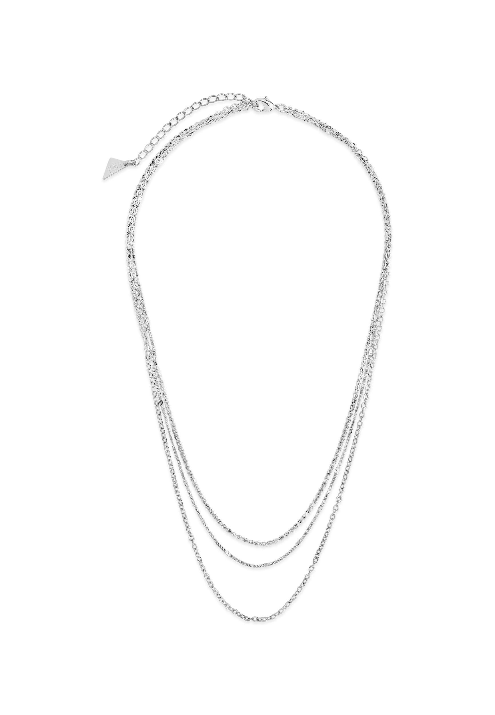 Sterling Forever Dainty Three Layer Necklace Product Image