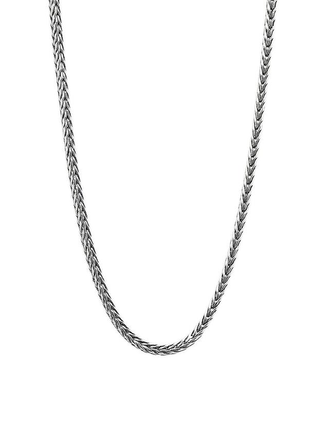 Womens Sterling Silver Box Chain Product Image