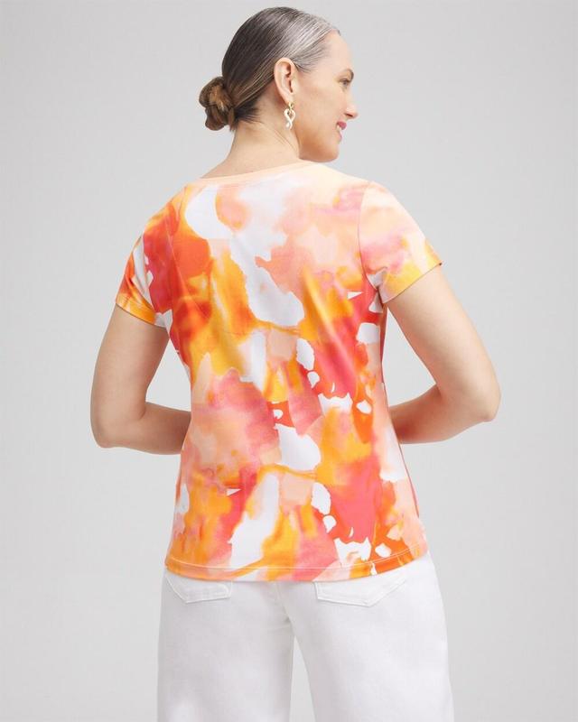 Watercolor V-neck Perfect Tee Product Image