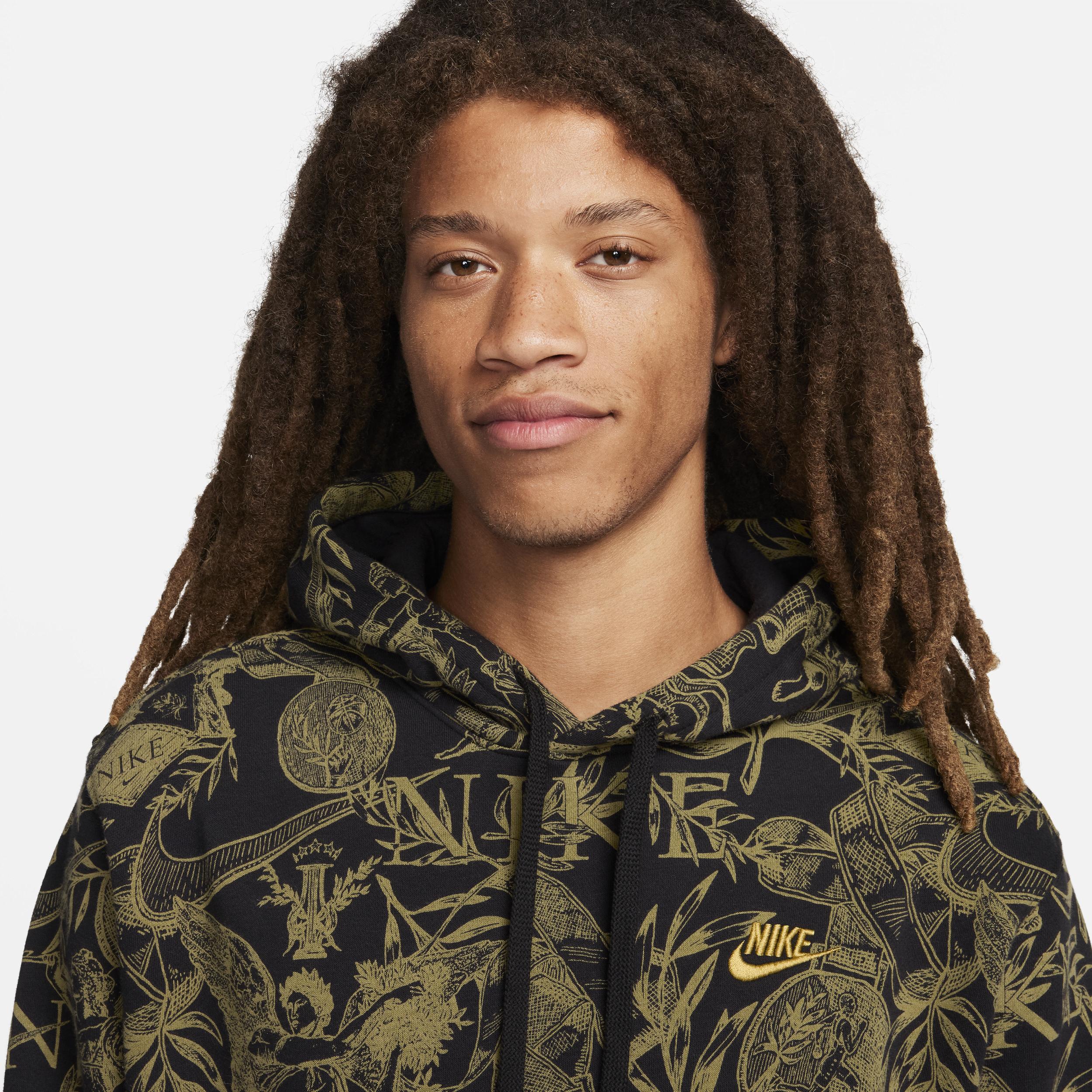 Men's Nike Sportswear Club Fleece Pullover Printed Hoodie Product Image