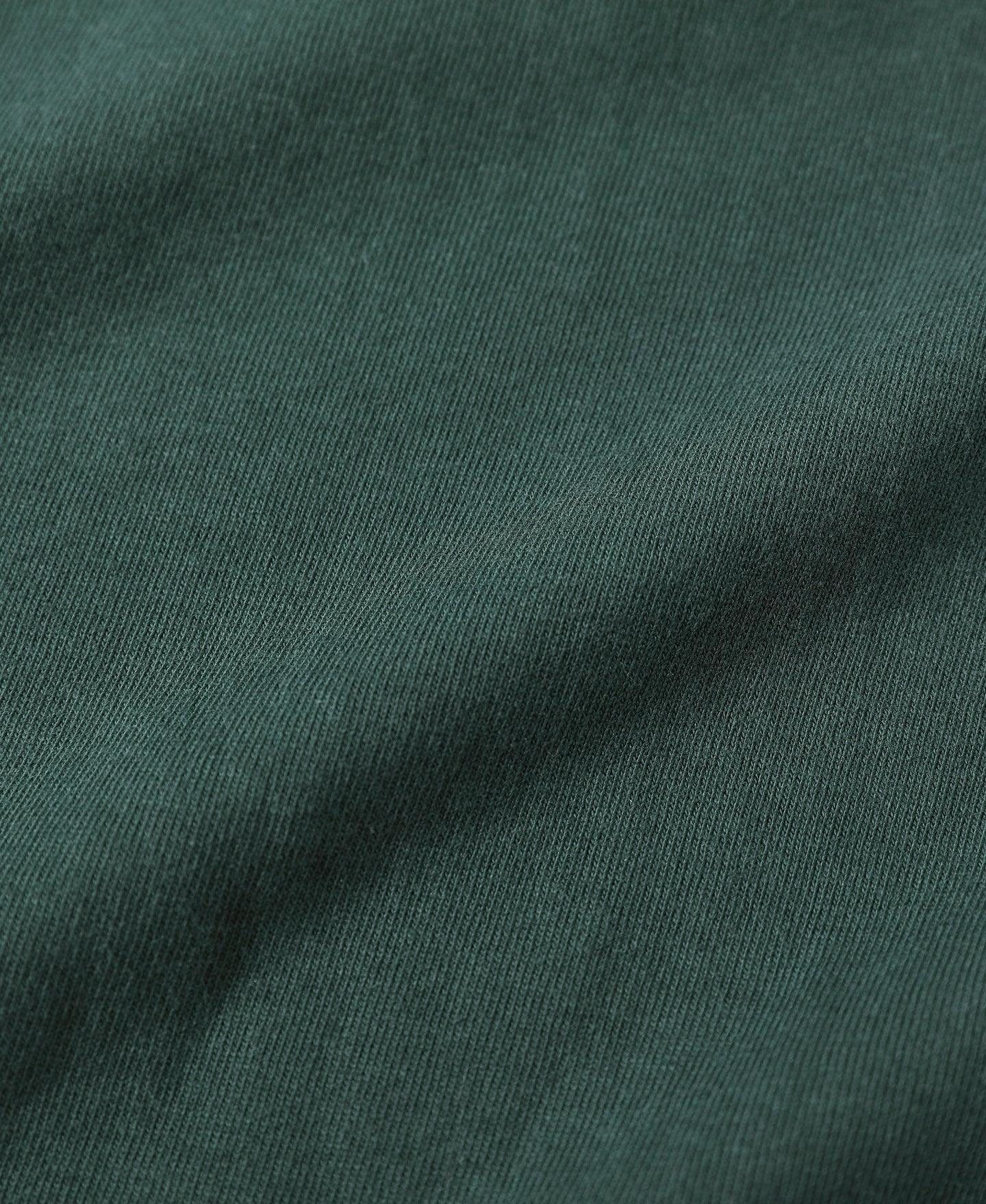 1930s Slanted Pocket Tubular T-Shirt - Green Product Image