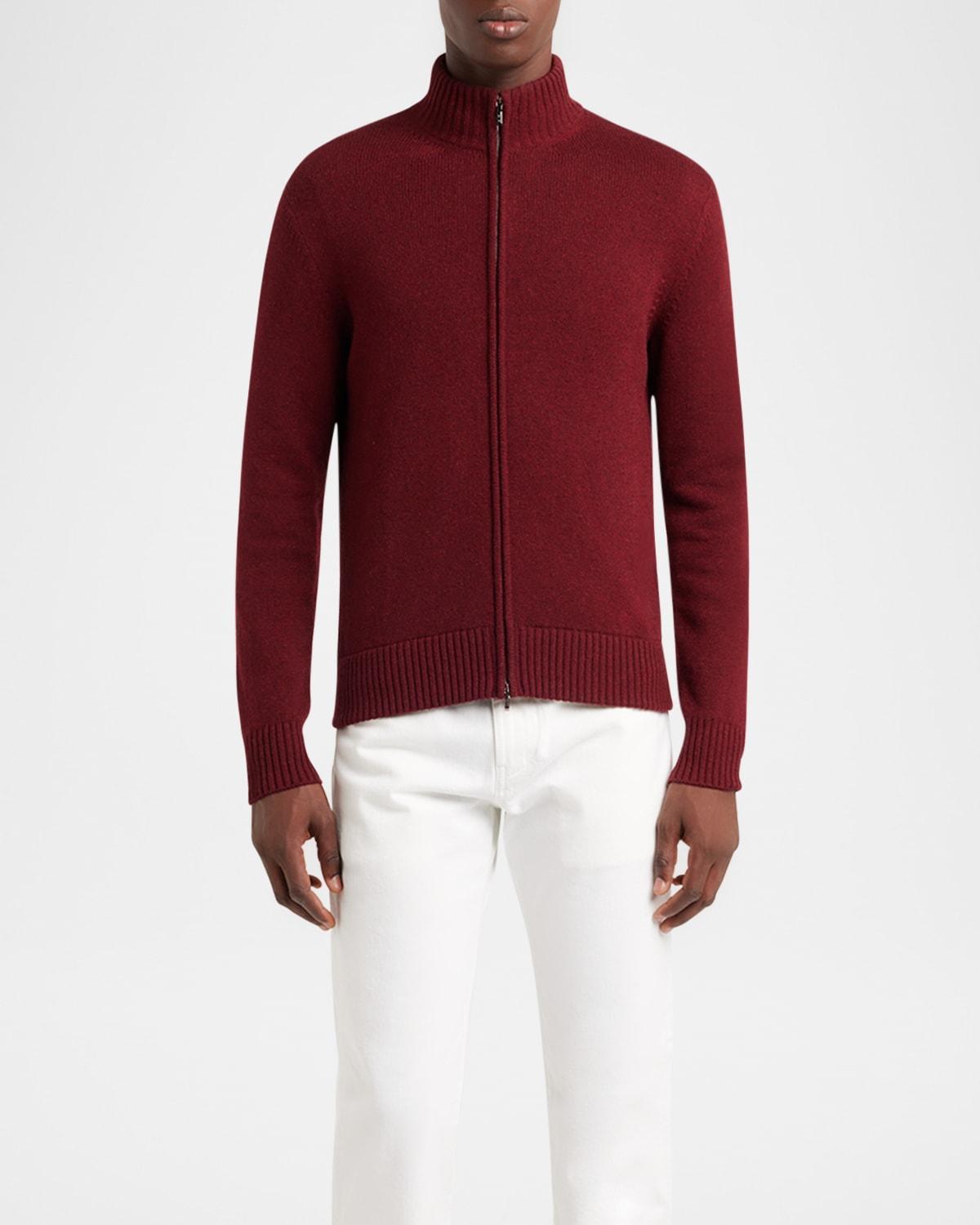 Mens Parksville Cashmere Zip-Up Sweater Product Image