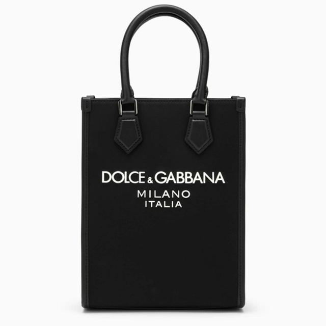 Dolce&gabbana Small Black Nylon Bag With Logo Product Image