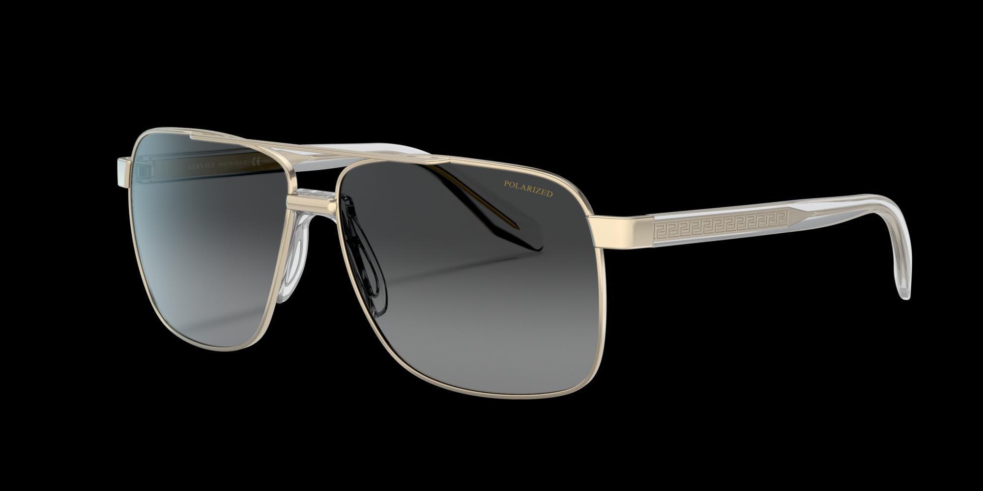 Versace Mens Ve2174 59 Polarized Square Sunglasses Product Image