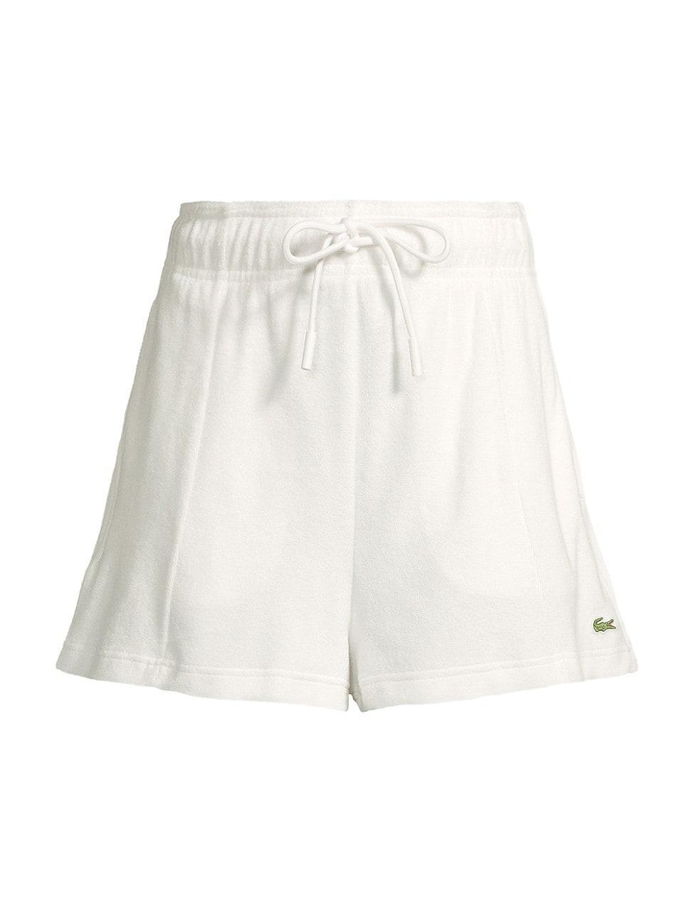 Womens Terry Wide-Leg Shorts Product Image