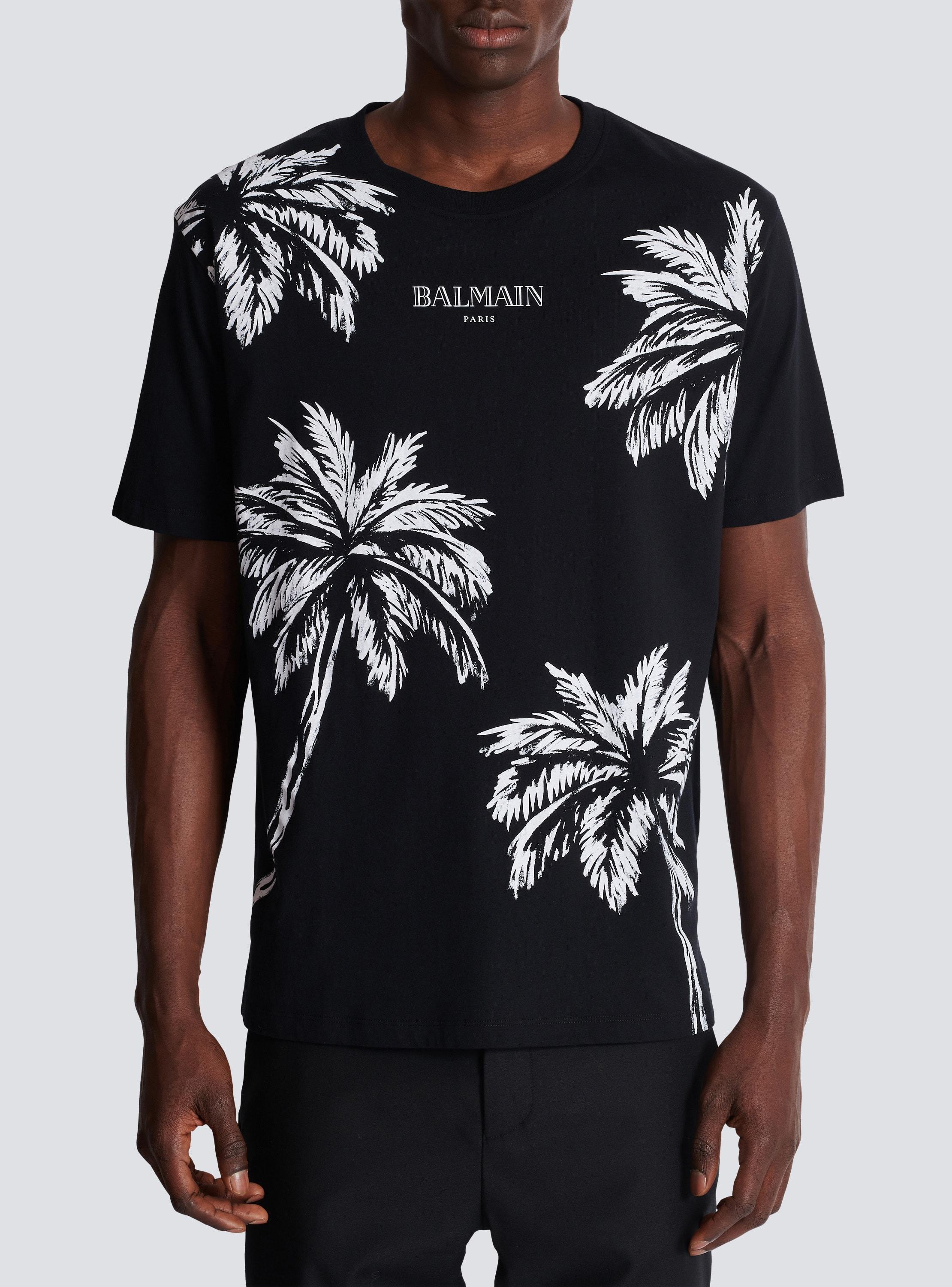 Vintage Balmain T-shirt with palm tree print Product Image