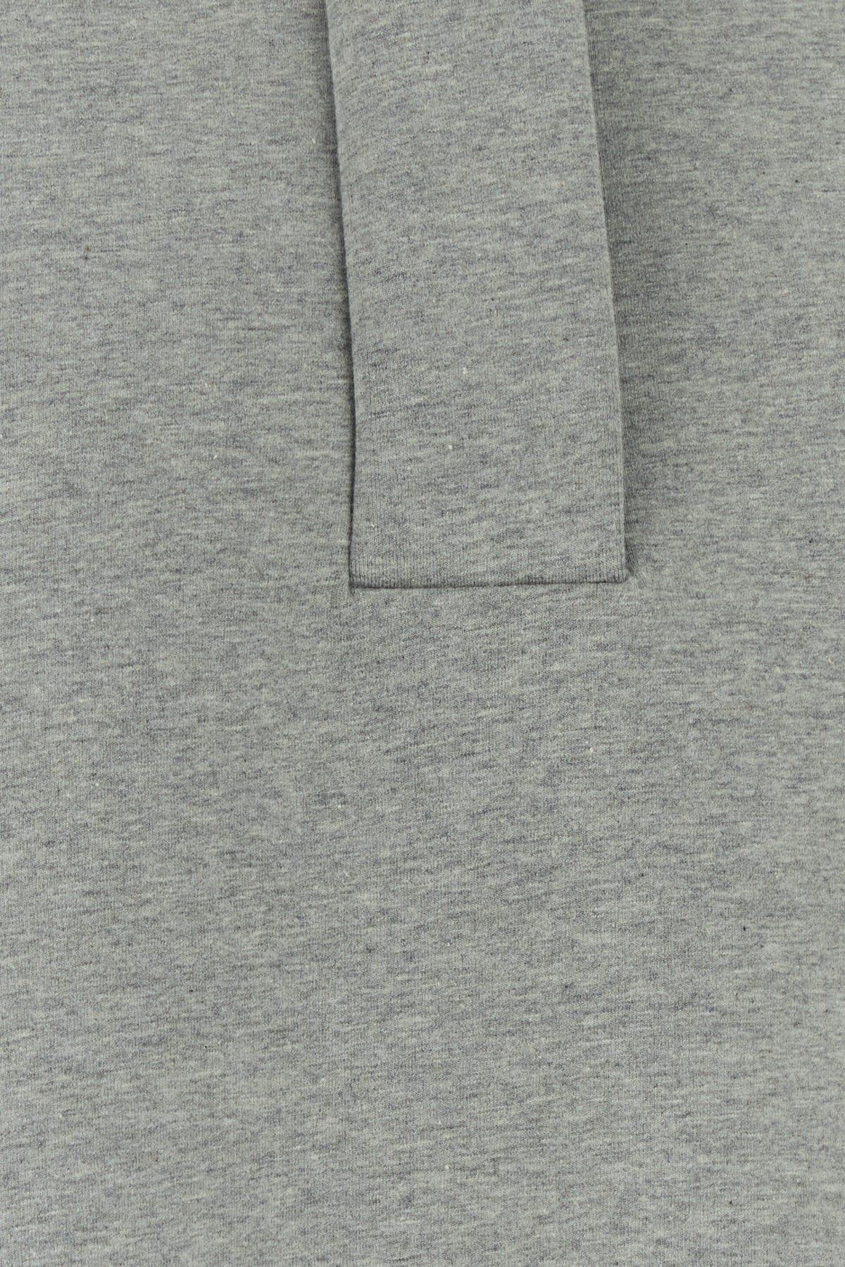 DRIES VAN NOTEN Grey Stretch Cotton Blend Sweatshirt Product Image